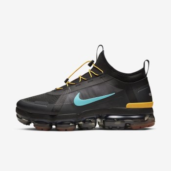 Nike Air VaporMax 2019 Utility - Férfi Utcai Cipő - Fekete/Türkiz